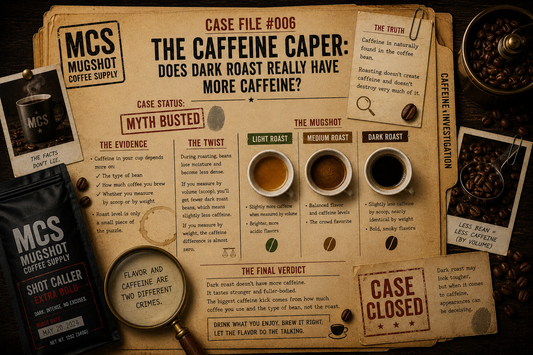Case File #006: The Caffeine Caper: Does Dark Roast Really Have More Caffeine?