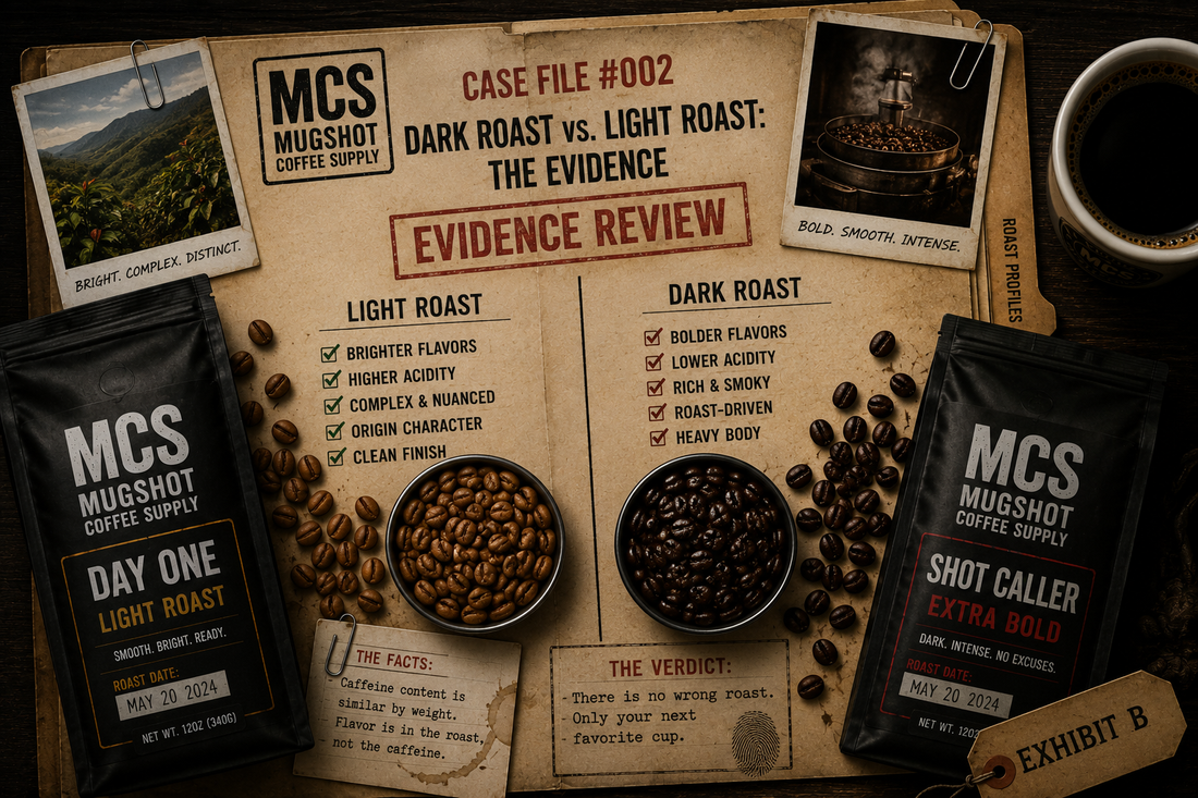 Case File #002: Dark Roast vs. Light Roast: The Evidence