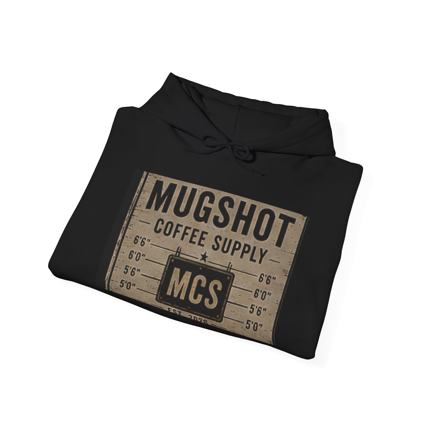 Mugshot Coffee Supply Vintage Hoodie | Premium Coffee Lover Pullover | Unisex Graphic Sweatshirt