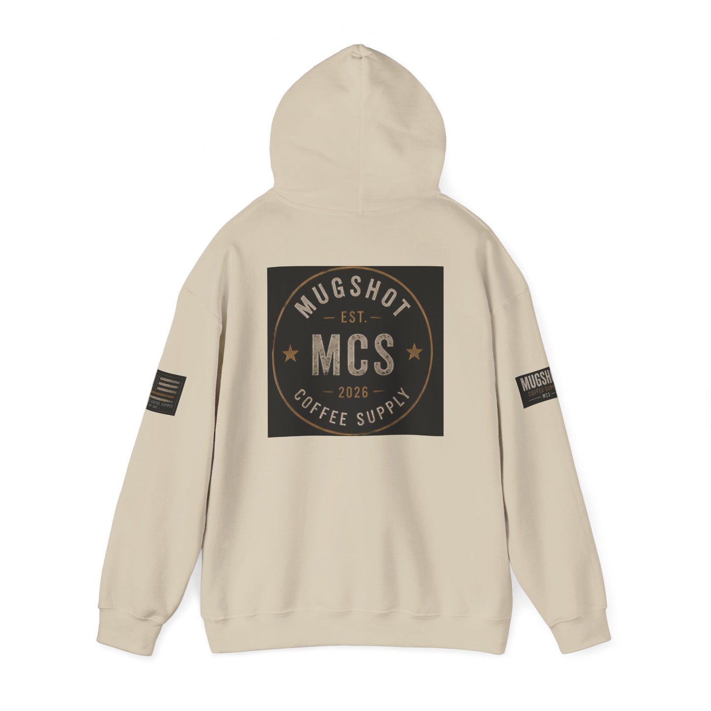 Mugshot Coffee Supply Vintage Hoodie | Premium Coffee Lover Pullover | Unisex Graphic Sweatshirt