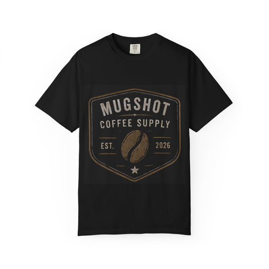 Mugshot Coffee Supply Signature Tee | Vintage Coffee Shirt | Unisex Graphic T-Shirt