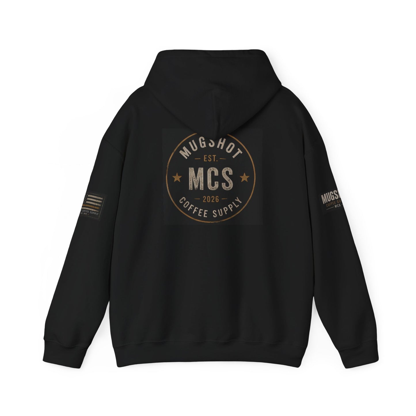 Mugshot Coffee Supply Vintage Hoodie | Premium Coffee Lover Pullover | Unisex Graphic Sweatshirt